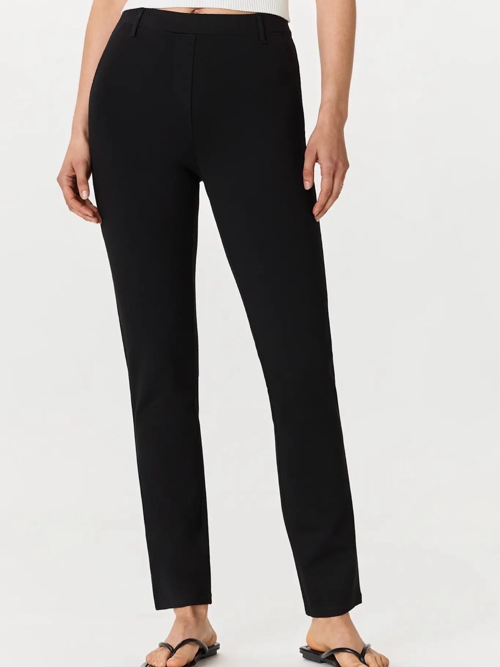 Ultra-Stretch Ponte Straight Leg Pants Women’s size Medium 28” inseam